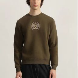 Iconic Olive Regular Fit Sweatshirt-image-27