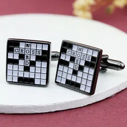 PELUCHE White & Black Cufflinks-image-34