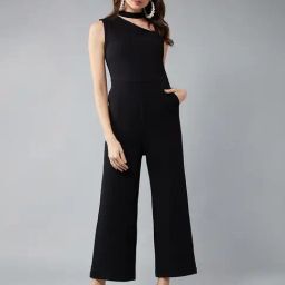 DOLCE CRUDO Black Jumpsuit-image-48