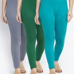 Gracit Multicolor Regular Fit Leggings-picture-1