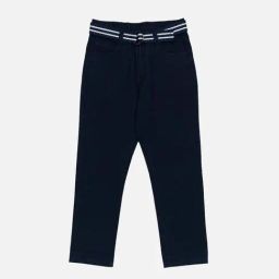 H by Hamleys Kids Navy Cotton Solid Trouser-image-64