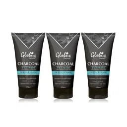 Globus Naturals Charcoal Face Wash (Pack of 3)-47