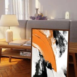 The Art House Abstract Multicolor Canvas Wall Painting-image-62