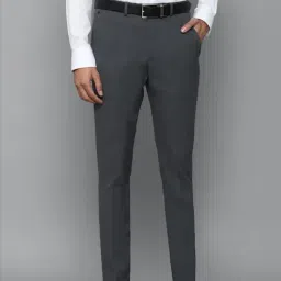 Louis Philippe Grey Regular Fit Trousers-image-40