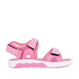 Campus Kids Azalea Pink & White Floater Sandals-image-71