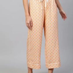 Chemistry Coral & White Printed Pyjamas-image-48