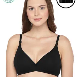 Inner Sense Black Half Coverage T-Shirt Bra-picture-22