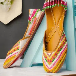 NR by Nidhi Rathi Women's Multicolor Ethnic Juttis-image-88