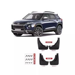 Automoto Cup Type Mud Flaps Splash Guard Front & Rear for Mahindra Xuv300 All Models (Set of 4)-0