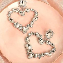 Sohi silverplated drop earrings for women-image-68