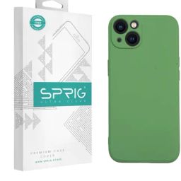 Sprig TPU Matte Back Cover for Apple iPhone 13 (Green)-image-38