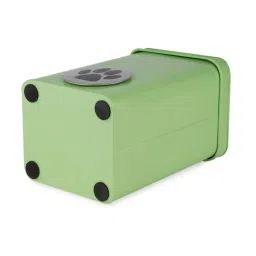 HAZEL Yellow & Green Galvanized metal Storage Container with Lid - Set of 2 image 5