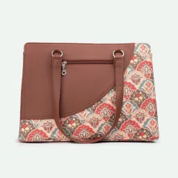 ZOUK Mughal Art Multicolor Printed Tote Handbag image 5