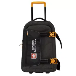 SWISS MILITARY Trolley Luggage/Suitcase Honey Series 16 L Polyester Charcoal Grey-image-73