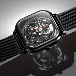 CIGA DESIGN Z011-BLBL-W13 Full Hollow Automatic Watch for Men With Additional Strap image 5