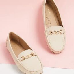 Code by Lifestyle Women's Cream Casual Loafers-image-14