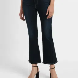 Levi's Blue Blended Bootcut Mid Rise Jeans-picture-18