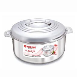 Nirlon Silver Stainless Steel Others Moonlight_Casserole_2000ml-23