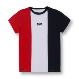 3PIN Boys Multi Cotton Color Block T-Shirt-20