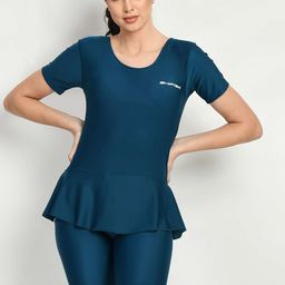 SHIFTER Round-Neck One-Piece Swimming Dress-image-72