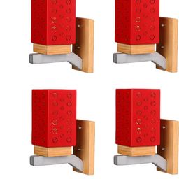 SOMIL Red Glass Cylinder Printed Wall Lamps-image-12