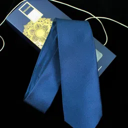 PELUCHE Blue Printed Broad Tie-image-15