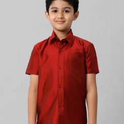 Ramraj Boys Red Shirt-picture-8