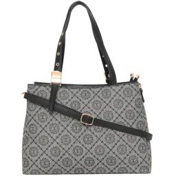 Esbeda Black PU Printed Shoulder Handbag-image-31