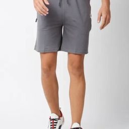 Fitz Charcoal Slim Fit Shorts-picture-29