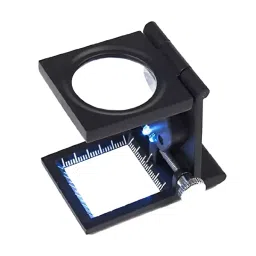 Real Instruments M-10X Pocket Magnifier with Scale-32