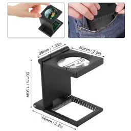 generic Real Instruments M-10X Pocket Magnifier with Scale image 2