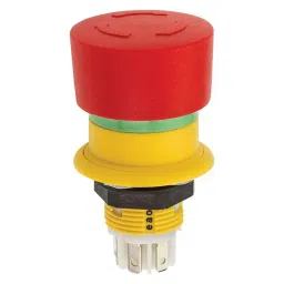 EAO EMERGENCY STOP SW, SPST-NC, 5A, 250VAC, 61-6441.4047-13