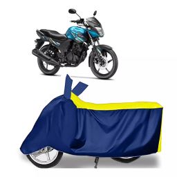 Auto Pearl Two Wheeler Cover for Yamaha SZ-RR V2 - Yellow, Blue-image-79