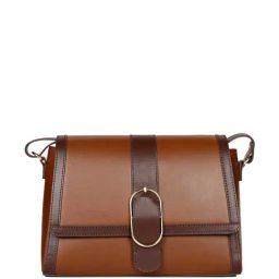 Saint G Brown Solid Medium Sling Handbag-image-5