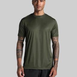 Puma Green Regular Fit Sports T-Shirt-image-35