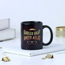 FNP Black Ceramic Comfort Mug For Super Dad (325ml)-image-49