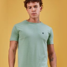 3BROS Men Self Design Round Neck Cotton Slim Fit T-shirt-image-68