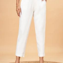 Marigold Lane Off-White Mid Rise Pants-image-44