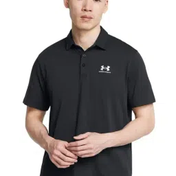 Under Armour Black Regular Fit Sports Polo-picture-0