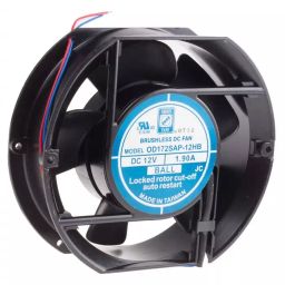 RS PRO 23 W 12 V DC Axial Fan 6196696-31