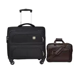 SWISS MILITARY Luggage Bag & Laptop Bag Combo 32 L Black ABS, LTB7_PLB2-image-32