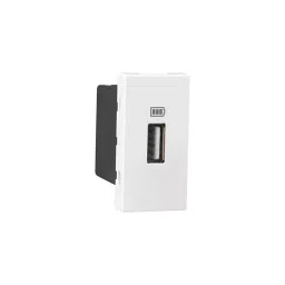 Legrand USB Charger Sockets Allzy 20 W 1 Module C Glossy White, 6811 84-31