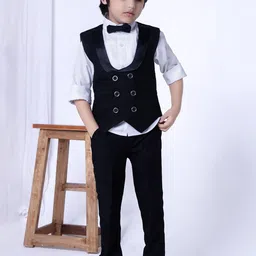 Ministitch Boys Two-Piece Party Suit With Pintuck Shirt-image-44