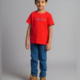 Ed-a-Mamma Boys Typography Printed Bio Finish Pockets T-shirt-image-70