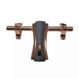 PRADO Fancy Aldrop 16 mm Rod Diameter 254 mm (10 inch) for Doors & Gates, 006 ROSEGOLD BLACK-image-2