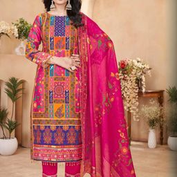 JAY NAGNATH FAB Printed Art Silk Kurta Sets-image-67