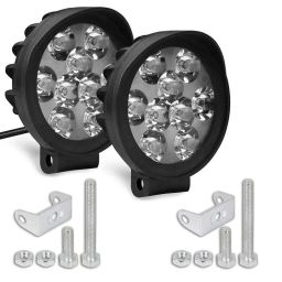 Cartronics 9 Round Cap LED Fog Light With On/Off Switch for Yamaha FZS 25 (Set of 2 Pcs) image 3