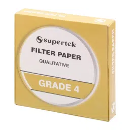 Supertek White Qualitative Filter Paper Sheet, Grade 4, Size 46x57 cm, FPS-04-500 (Pack of 100) image 2