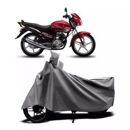 Auto Pearl Two Wheeler Cover with Bag for Yamaha YBR 125, Silver-image-80