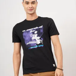 Genoa Men Printed Slim Fit T-shirt-image-14